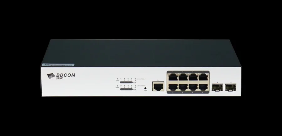 S2500-8T2S managed switch